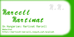 marcell martinat business card